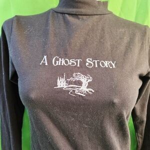 Disturbia Black Long Sleeve Turtleneck Top Size 4 EXCELLENT CONDITION